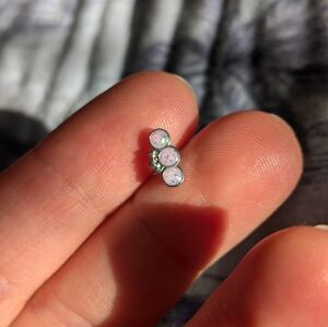 Cute Ear piercing for Helix tragus Orbital flat